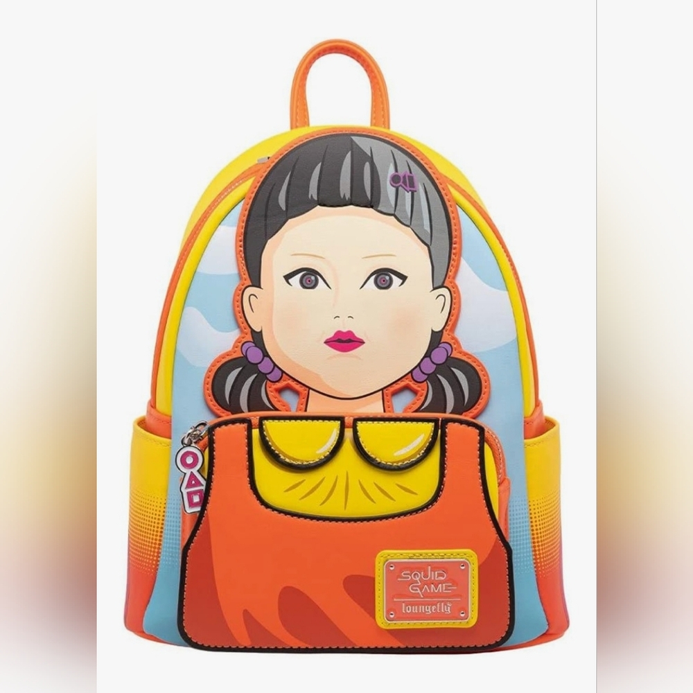 Loungefly Squid Games Light Up Singing Young Hee Cosplay Mini Backpack